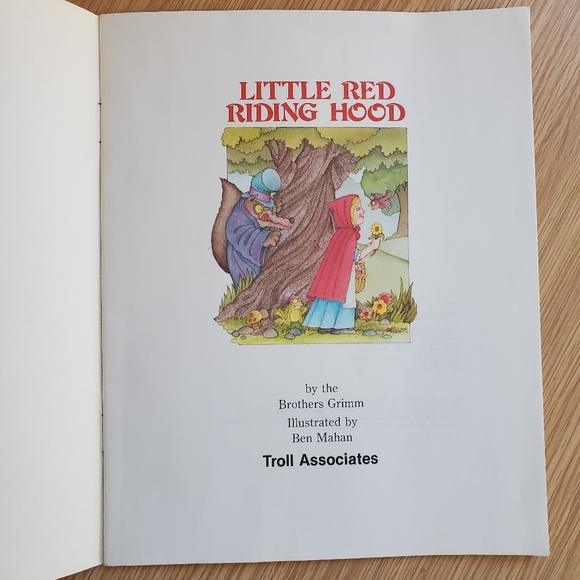 Little Red Riding Hood paperback childrens book‎ vintage troll associates - Picture 3 of 8